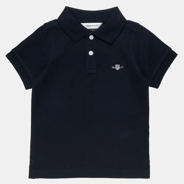 Μπλούζα Gant polo πικέ με κέντημα