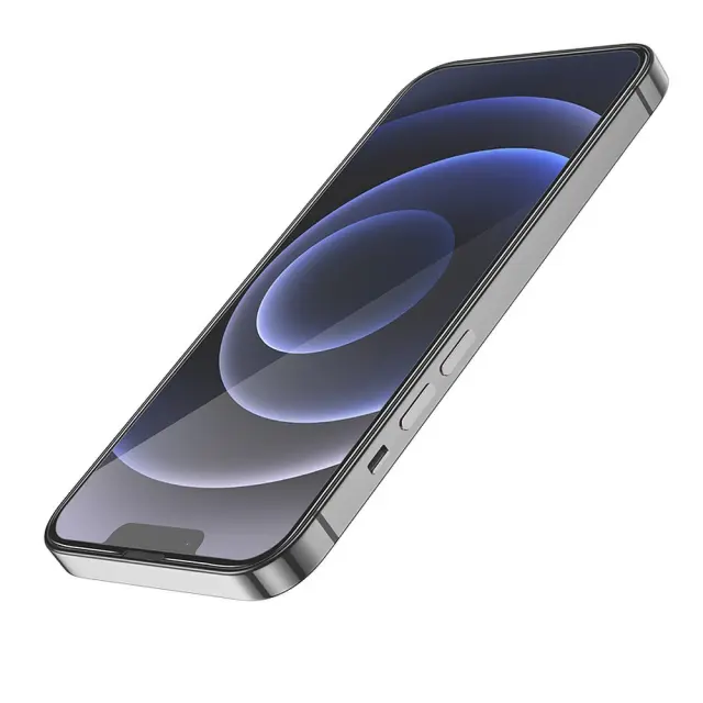 Tempered Glass Hoco G5 0.33mm Full Silk Screen HD 2.5D για Apple iPhone 13 mini Μαύρο Σετ 10τεμ. 3