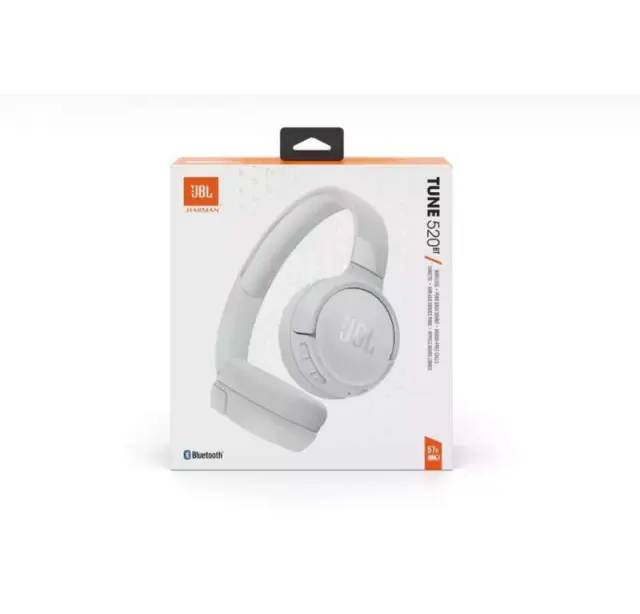 Bluetooth Ακουστικά Stereo JBL Tune T520BTWHT On ear BT5.3 Χρόνος Λειτουργίας 57 ώρες Λευκό 3