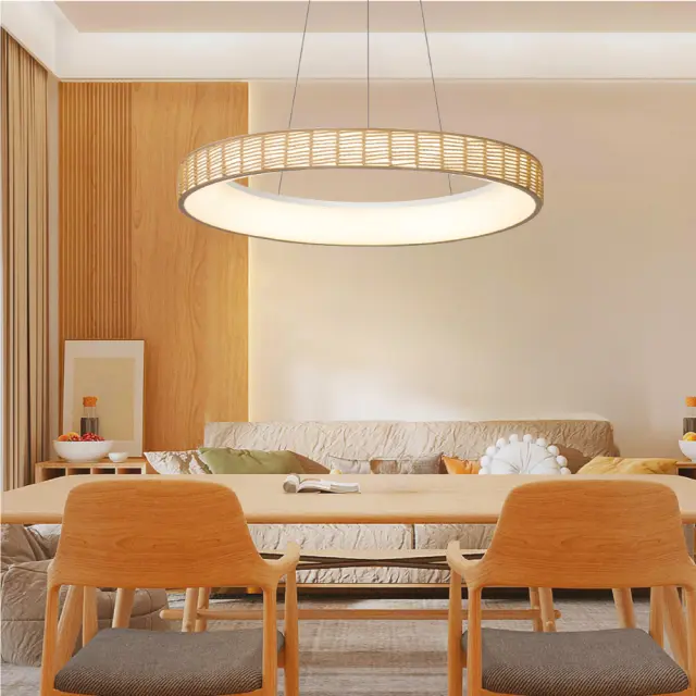 Inlight Κρεμαστό Φωτιστικό LED από σχοινί 3CCT, 32W D:60x8cm (42041) 3