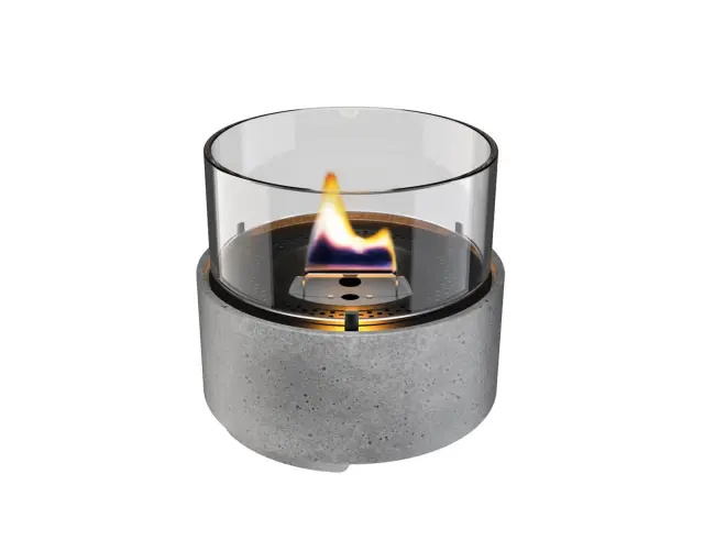 Επιτραπέζια Εστία Φωτιάς Café 14 Lava Tenderflame με διάρκεια καύσης 4 - 5 ώρες, χωρητικότητα δεξαμενής 250ml και διαστάσεις 14.2x13.5cm - Grey TF-0410013 2