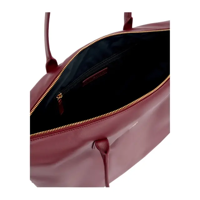 Tommy Hilfiger Γυναικεία Μεγάλη Τσάντα Tote Popette Soft Tote Μπορντώ 3