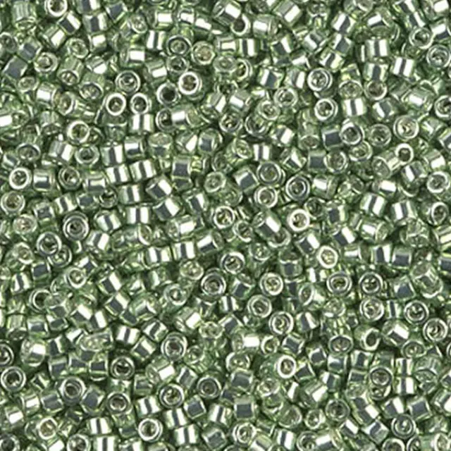 Χάντρα Miyuki Delica 11/0 - DB413 - Galvanized Light Green ~7gr