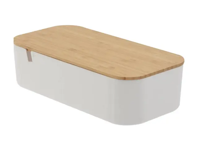 Κουτί οργάνωσης με καθρέφτη Excellent Houseware , 26x13x7cm - Καφέ/Λευκό 101000730