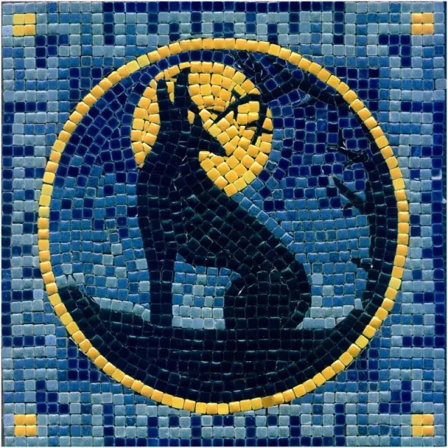Σετ Με Μίνι Κεραμικές Ψηφίδες 20x20cm, Wolf
