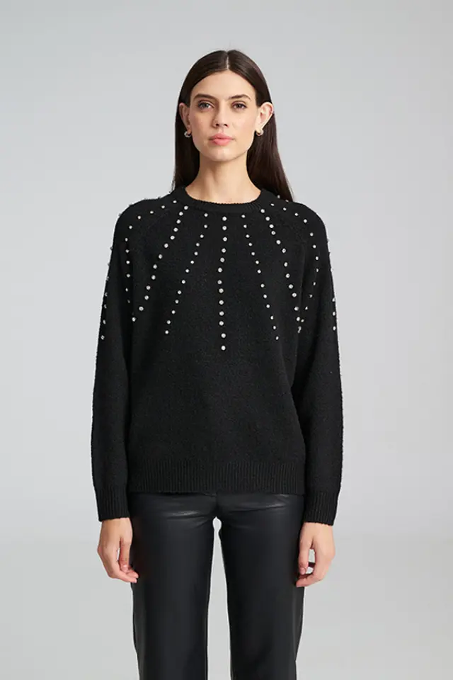 Πλεκτό με Διακοσμητικές Πέρλες MILLA SWEATER - XS 2