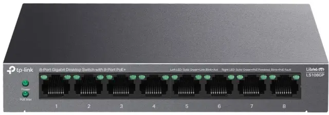 TP-Link LS108GP Gigabit PoE Switch