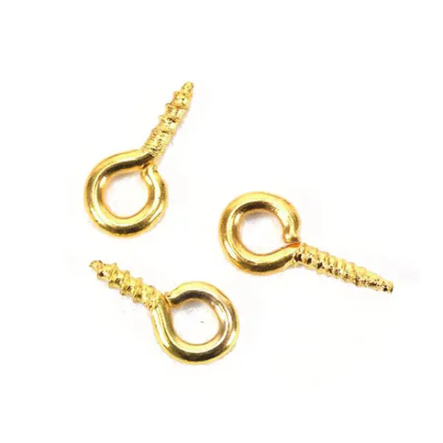 Βιδοθηλιές 8x4x1mm, Χρώμα Gold ~7.58gr