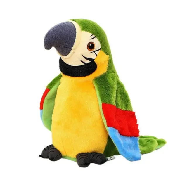 Λούτρινος Παπαγάλος Plush Parrot που Μιλάει Μιμείται και Κουνάει τα Φτερά - Parrot 0256008 3