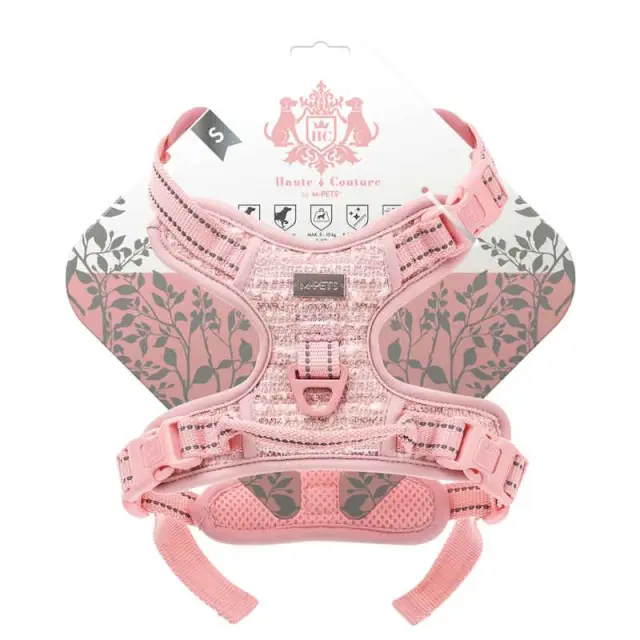 M Pets Haute Couture Επιστήθιο H Harness Ροζ Ροζ - S