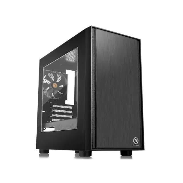 Thermaltake PC Case Versa H17 Window Mini ITX Micro Tower Black (CA-1J1-00S1WN-00)