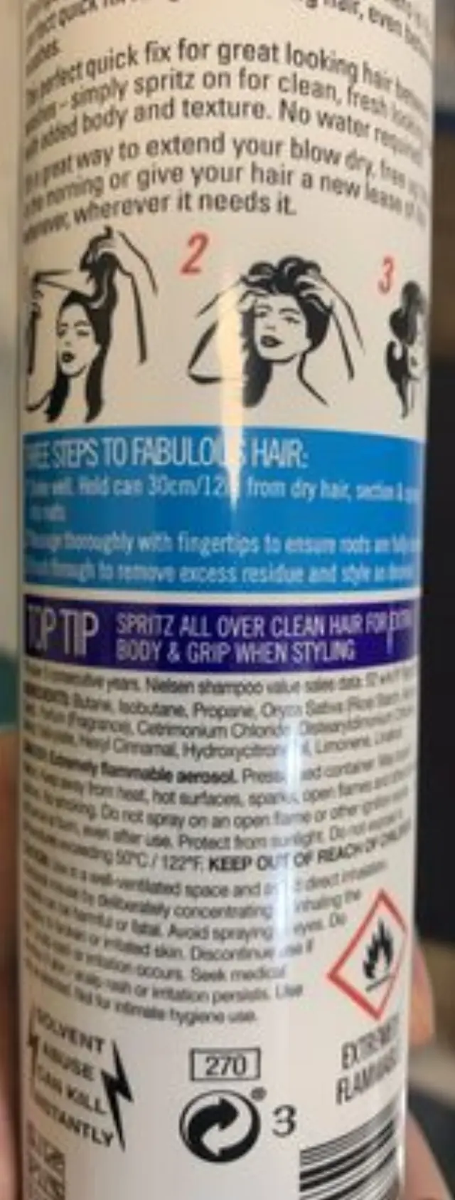 Batiste Dry Shampoo Fresh Breezy Citrus dry shampoo for all hair types 200 ml
