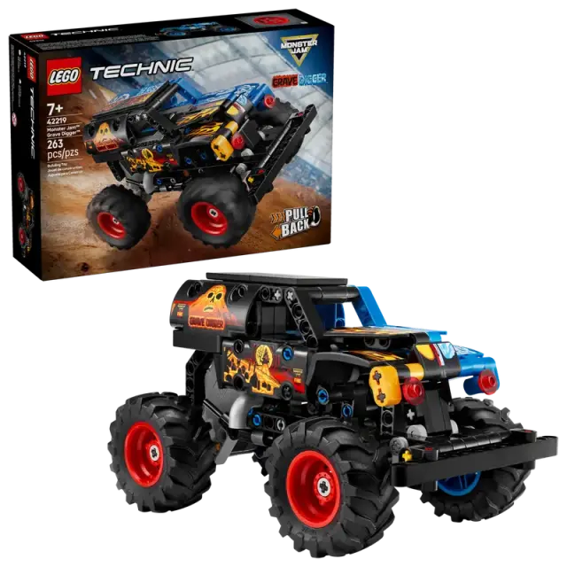LEGO® Technic Monster Jam™ Grave Digger™ Fire and Ice για 7+ Ετών 263τμχ - 42219 2
