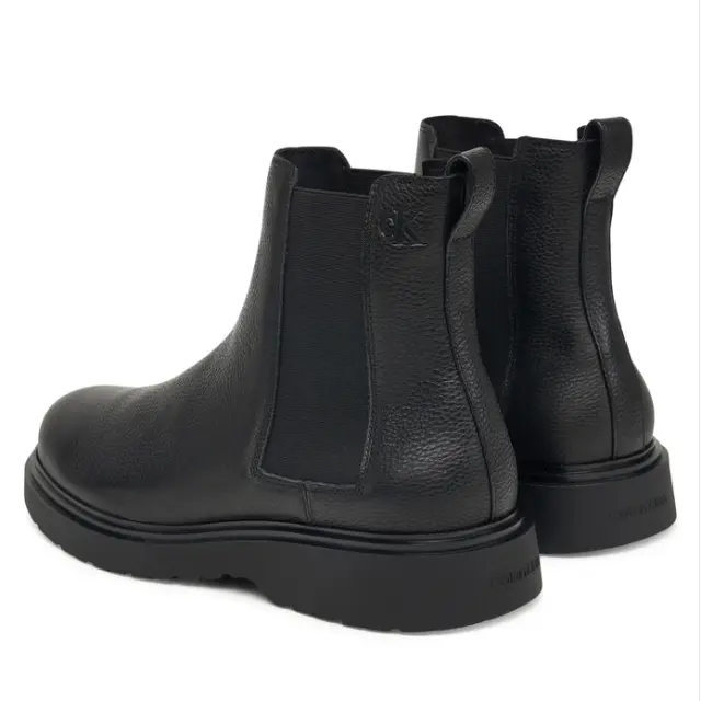 Ανδρικά Δερμάτινα Μποτάκια Calvin Klein YM0YM01374-0GJ Μαύρα Μαύρο - 41 3