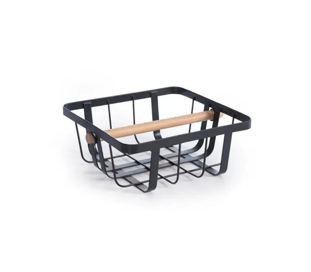 Nef-Nef Homeware Πετσετοθήκη Μεταλλικό Sezen 20x20x8 Black