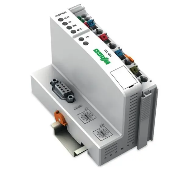 Fieldbus coupler WAGO PROFIBUS DP G2 12Mbd light gray