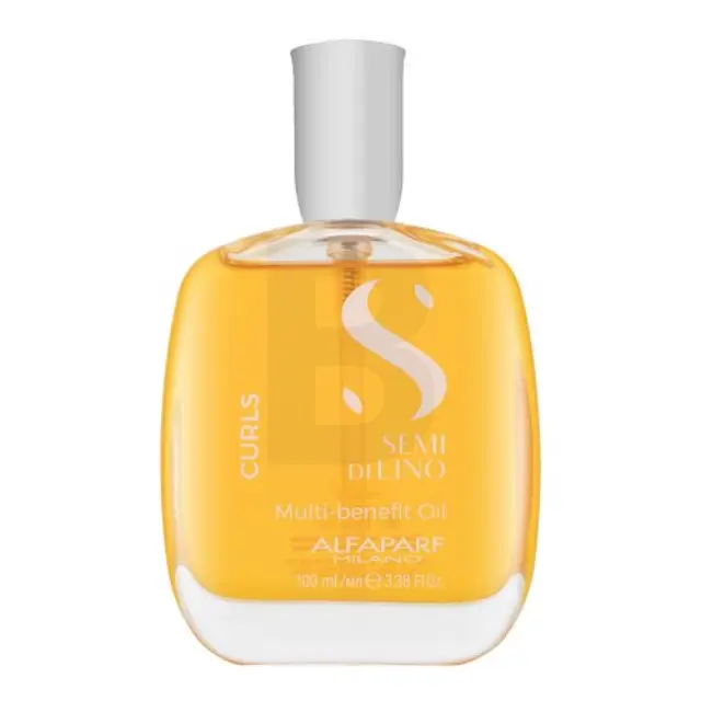 Alfaparf Milano Semi Di Lino Curls Multi-Benefit Oil mutli Purpose Dry Oil for shine wavy and curly hair 100 ml