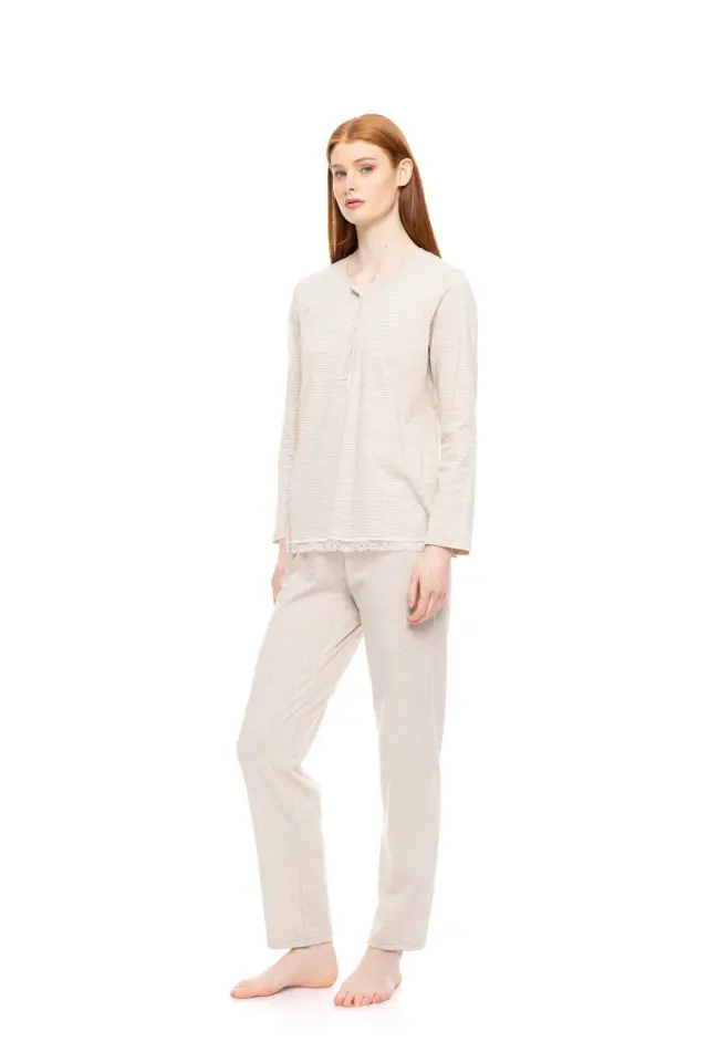 W1792 - Type - PYJAMA HAZELNUT STRIPES 2