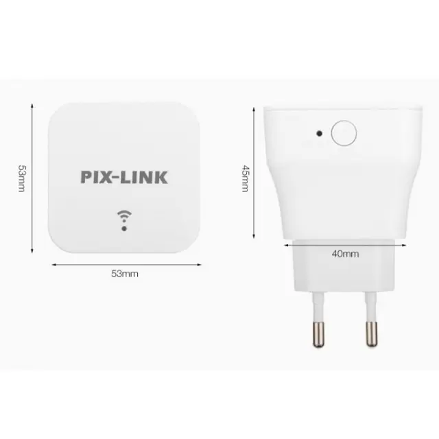 Ασύρματος ενισχυτής σήματος WIFI LV-WR12 300MBPS 17567-14 3