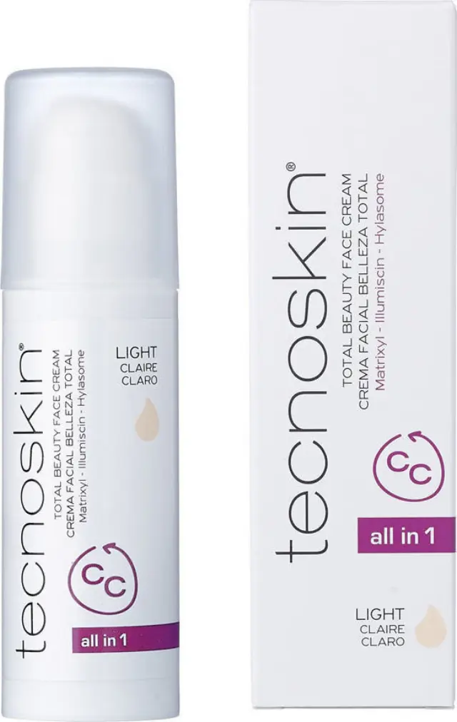 Tecnoskin All In One CC Light Κρέμα Προσώπου Ημέρας με SPF30 για Κανονικές Επιδερμίδες κατά των Ατελειών 50ml