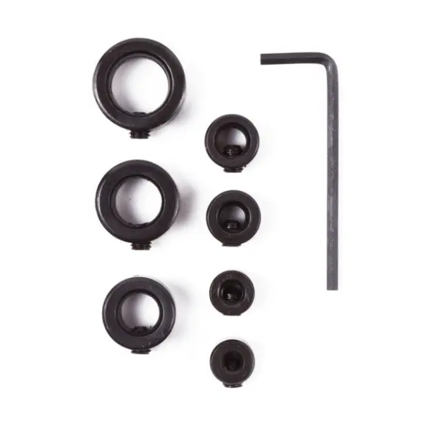 Drill depth stop 3 t/m 12 mm 8 pieces