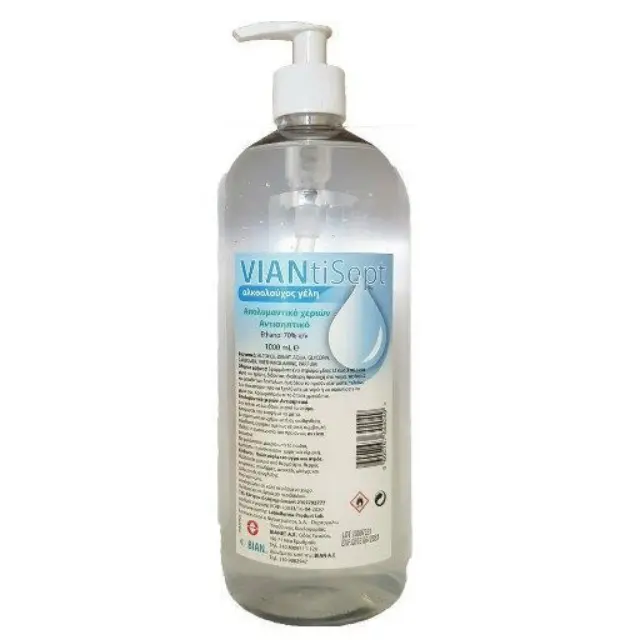 Vianex Viantisept Αντισηπτικό Gel Χεριών 70% 1000ml