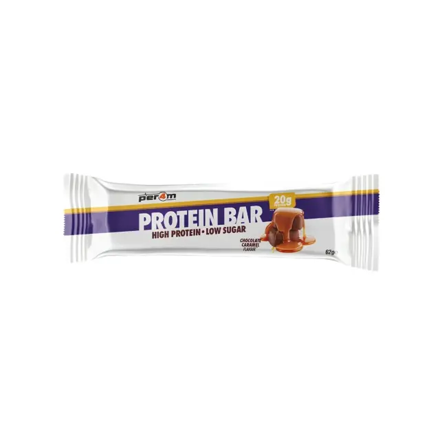 Chocolate Caramel Protein Bar 62g PER4M