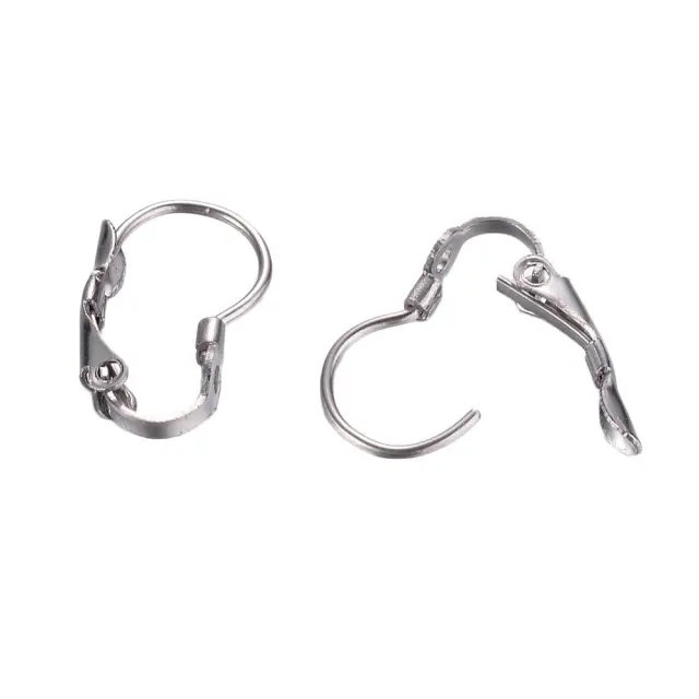 Σκουλαρίκι Leverback 16x10mm Ανοξείδωτο Ατσάλι 304 - 10τεμ