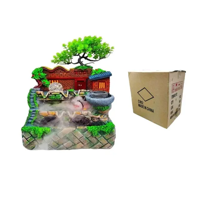 Διακοσμητικό Συντριβάνι Feng Shui - Resin craft bonsai running water ornament 0161044 2