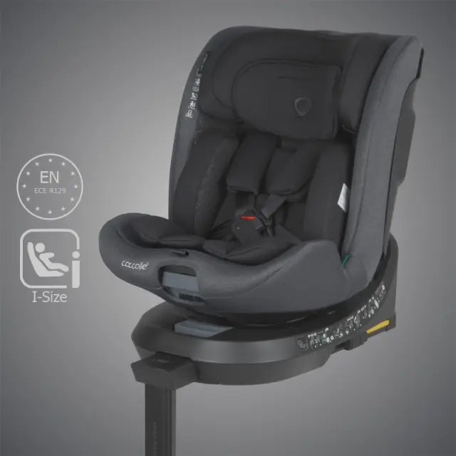 Coccolle Ario Κάθισμα Αυτοκινήτου i-Size 40-150cm ISOFIX Anthracite