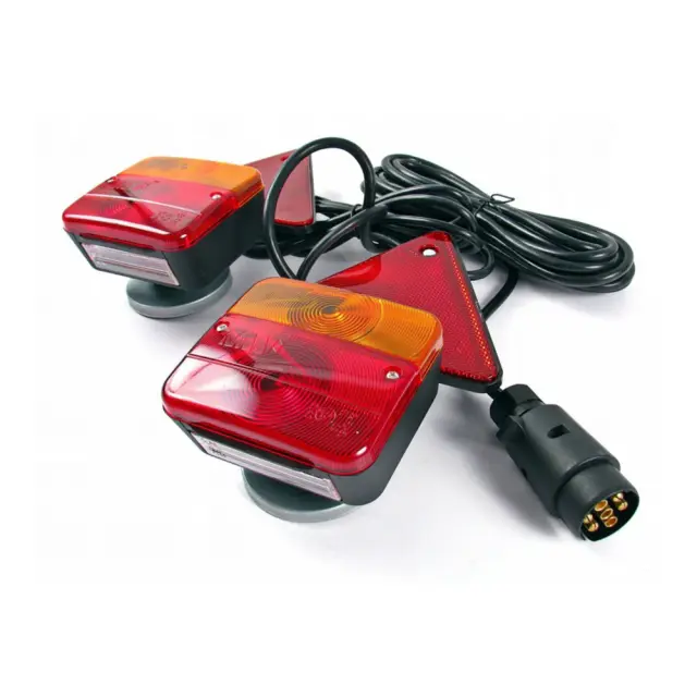 AMiO Σετ Φώτα Τρέιλερ με Μαγνήτη 12V και Πρίζα 7pin 02095/AM 2τμχ 2