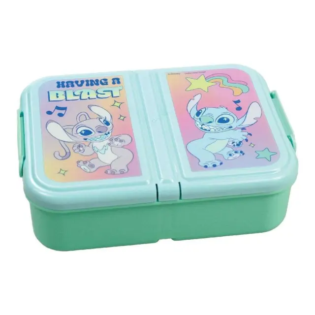 Δοχείο φαγητού με χωρίσματα Stitch 900ml