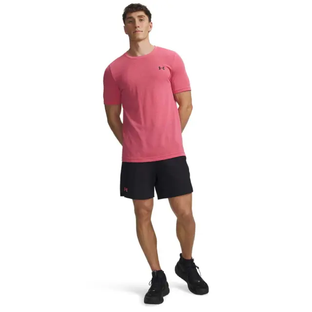 Under Armour Men's Vanish Woven 6inch Shorts Μαύρο - Ροζ 1373718-013 (Under Armour) - XXLarge 3