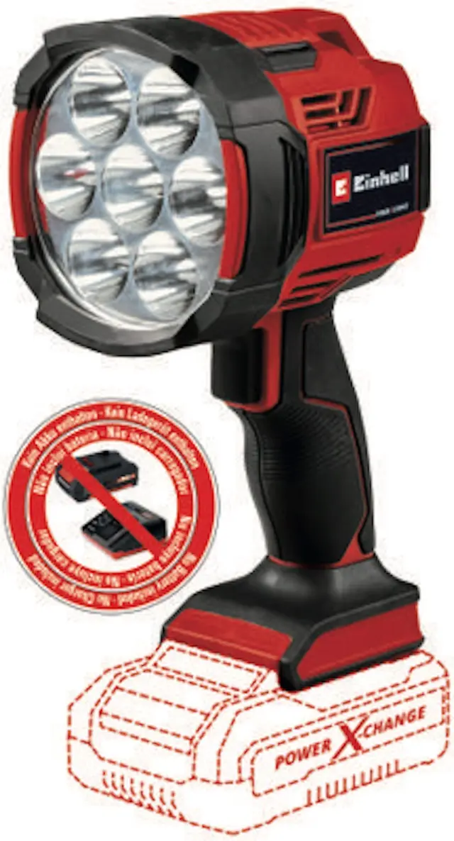 Einhell TE-CL - Προβολέας μπαταρίας 18/2500 LiAC-solo