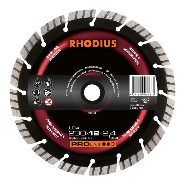 RHODIUS ΔΙΣΚΟΣ ΚΟΠΗΣ ΓΡΑΝΙΤΗ LD4 230MM