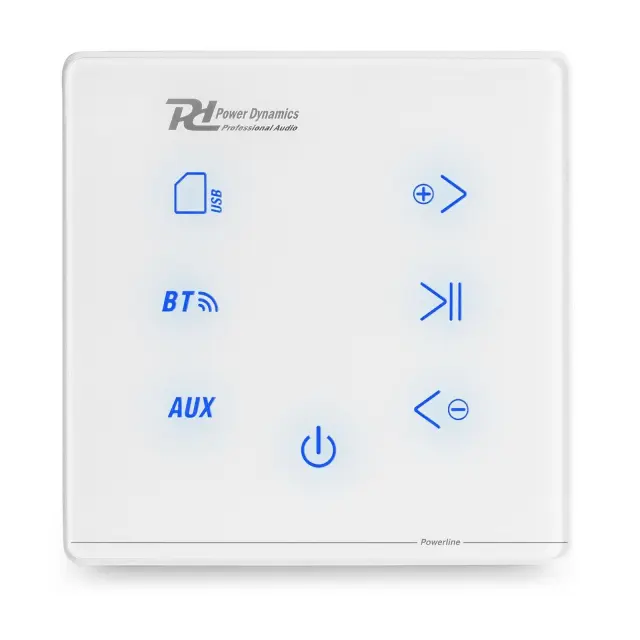 POWER DYNAMICS POWERLINE A100W ΕΝΤΟΙΧΙΖΟΜΕΝΟΣ ΕΝΙΣΧΥΤΗΣ BT ΛΕΥΚΟΣ