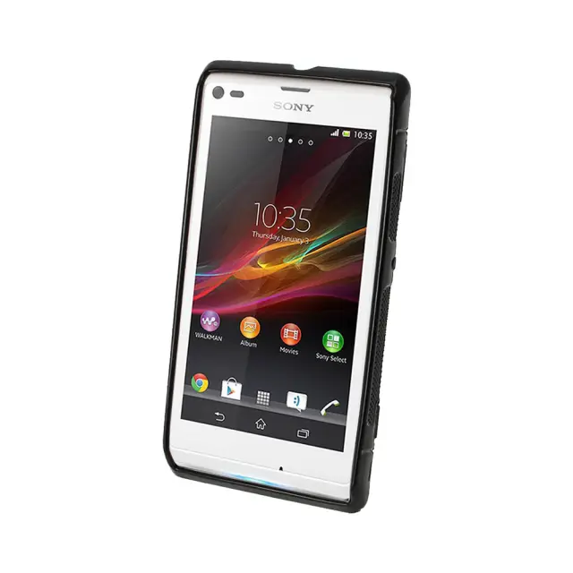 Θήκη Σιλικόνης S-Line Case Για Sony Xperia L Μαύρη 2