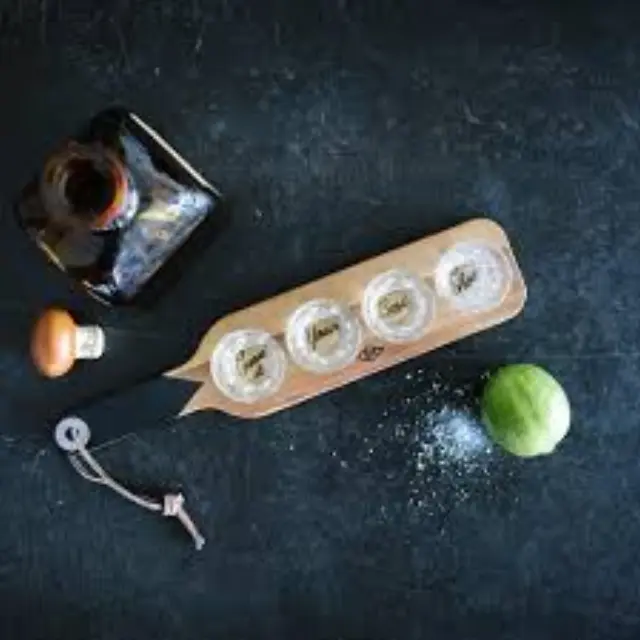 Gentlemen's Hardware® Serving Paddle & Shot Glasses 3