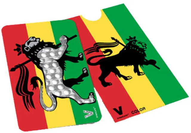 V-syndicate Credit Card Grinder Σχέδιο Rasta Lion