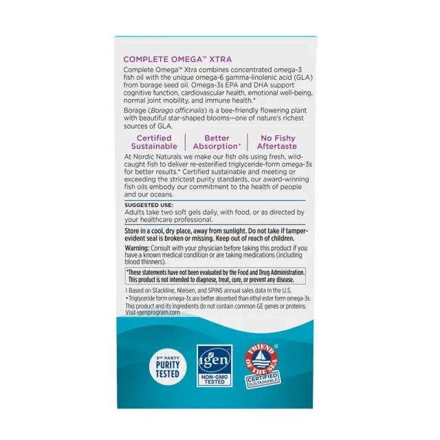 Nordic Naturals Complete Omega Xtra 3