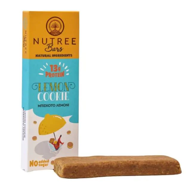 Μπάρα Πρωτεΐνης Μπισκότο Λεμόνι 50gr - Nutree
