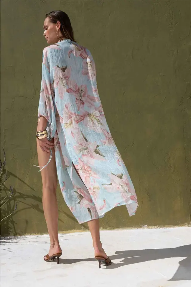 NEMA RESORT WEAR KIMONO (15106N510-MULTICOLOUR) - M 3