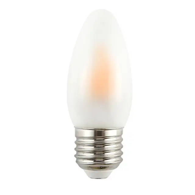 LED Flicker Flame 0.5W E27 B35 1800K 8lm Frosted