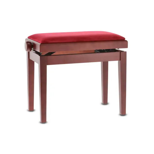 Gewa 130050 Deluxe Velour Κάθισμα Πιάνου Μαόνι Ματ