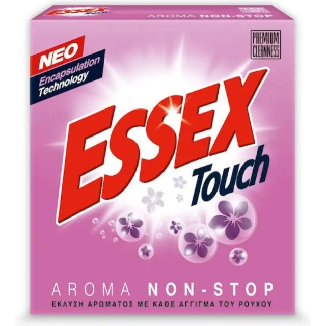 Essex Multi Stains Stop Απορρυπαντικό Ρούχων σε Σκόνη με Άρωμα Violet Blossom 2.40kg (50 Μεζούρες)
