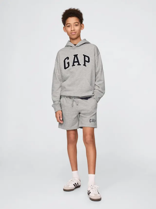 Παιδικό Relaxed Gap Logo Pull-On Σορτς light heather gray - L