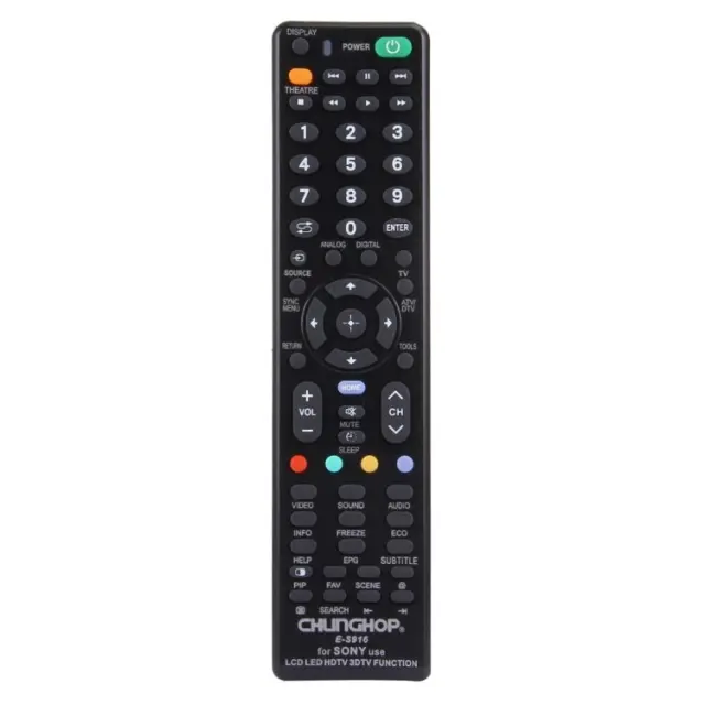 Chungshop® Τηλεχειριστήριο για Τηλεοράσεις SONY LED LCD HDTV 3DTV (E-S916)