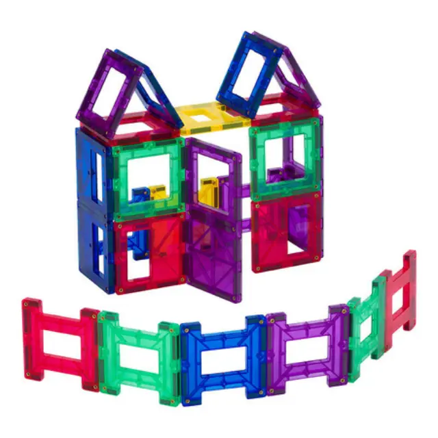 Playmags Μαγνητικα Τουβλακια για διαφορα σχεδια 3D (24τμχ) 3