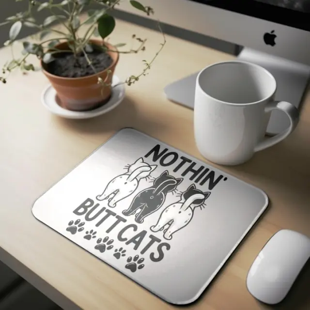 Mousepad cat A15 Διαστάσεις: 22cm(μήκος) x 18cm (ύψος)