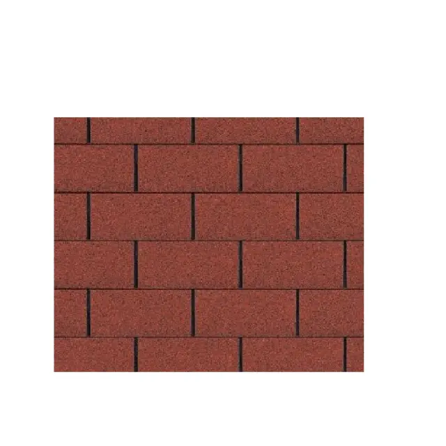 Monotex Technonicol Αυτοκόλλητα Ασφαλτικά Κεραμίδια Τετράγωνο Κόκκινο Τιμή Συσκευασίας 3m² / SQUARERED